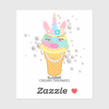 Transparent Unicorn Sticker 