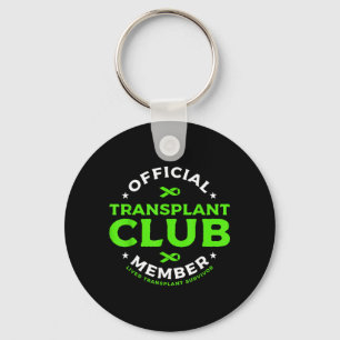 Transplant Club Member Liver Transplant Survivor Keychain