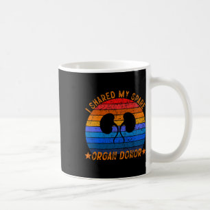 Transplant Donor Kidney Disease Awareness  Coffee Mug