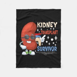 Transplant Surgery Kidney Donor Kidney Disease  Fleece Blanket
