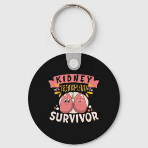 Transplant Survivor Kidney Disease Kidney Stone Keychain