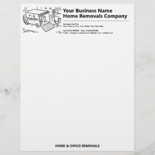 Transport & Home Removals Business Letterhead