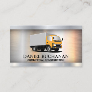 Transport Truck Driver Blue Collar Business Card