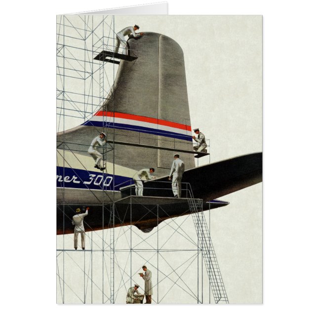 Transport vintage, maintenance des avions (Devant)