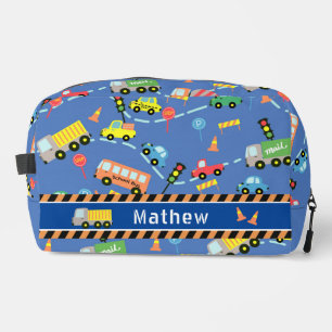 Transportation Boys Blue Dopp Kit