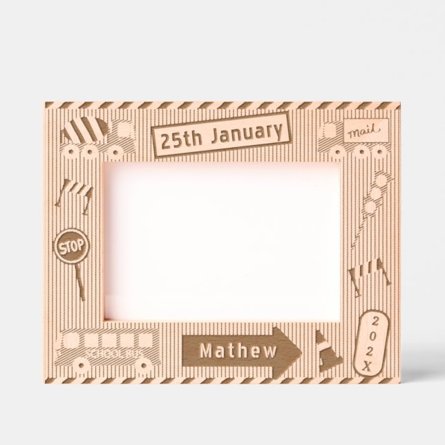Transportation Boys  Etched Frames (Front)