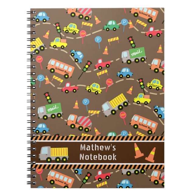 Transportation Brown.  Notebook (Front)