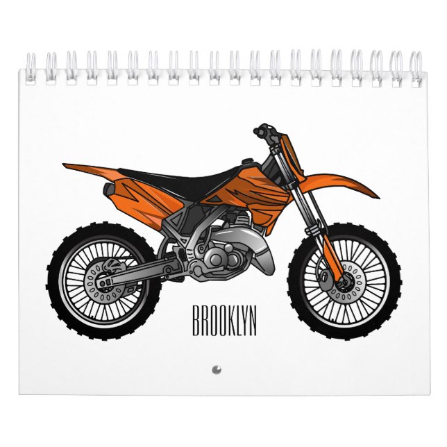 Transportation cartoon illustration calendar (Cover)
