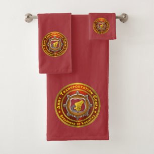 Transportation Corps Bath Towel Set