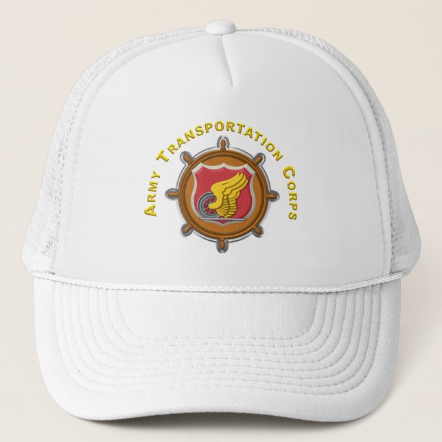 Transportation Corps Veteran Trucker Hat (Front)