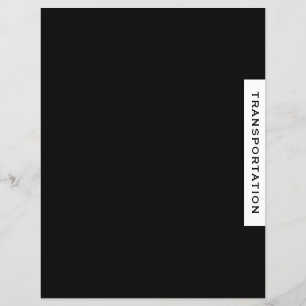 Transportation   Guest Information Section Divider