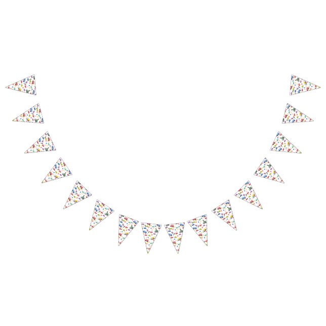 Transportation White bunting banner (All)