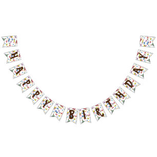 Transportation White Bunting Flags