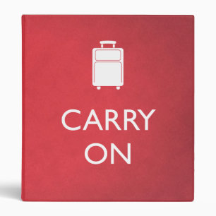 TRANSPORTER - Bagages - Classeur rouge amusant