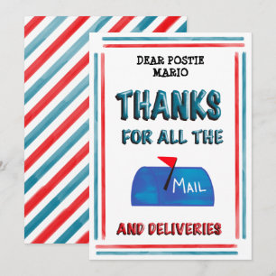 Transporteur Postie Merci Pour Tout Le Courrier