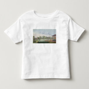 Transporting crates of tea (w/c on paper) toddler t-shirt