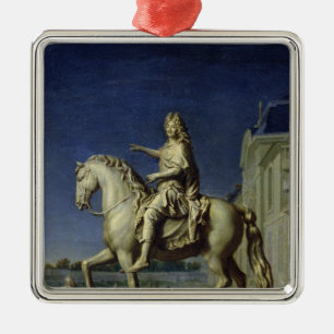 Transporting the Equestrian Statue of Louis Metal Ornament
