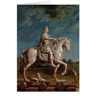 Transporting the Equestrian Statue of Louis XIV