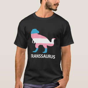 Transsaurus Dinosaur Rex Transexual Transgender Lg T-Shirt