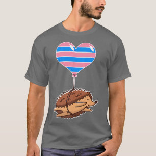 Transseual Hedgehog seual Identity Nonbinary Lov T-Shirt