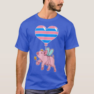 Transseual Pig Fairyseual IdentityNonbinary Love  T-Shirt