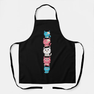 Transsexuality Cat Animal Lover Trans Pride Transg Apron