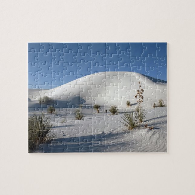 Transverse Dunes and Soaptree Yucca Jigsaw Puzzle (Horizontal)
