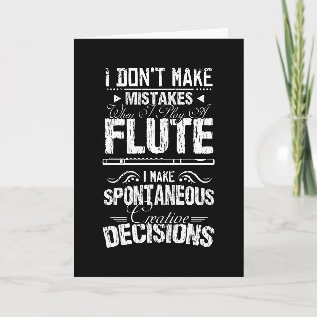 Transverse Flute Card (Front)