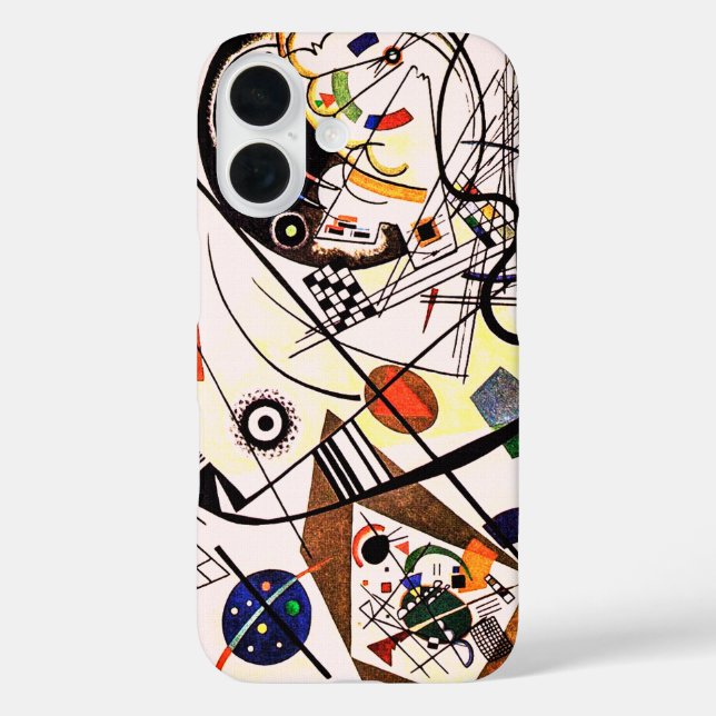 Transverse Line - Kandinsky Modern Geometric Art Case-Mate iPhone Case (Back)