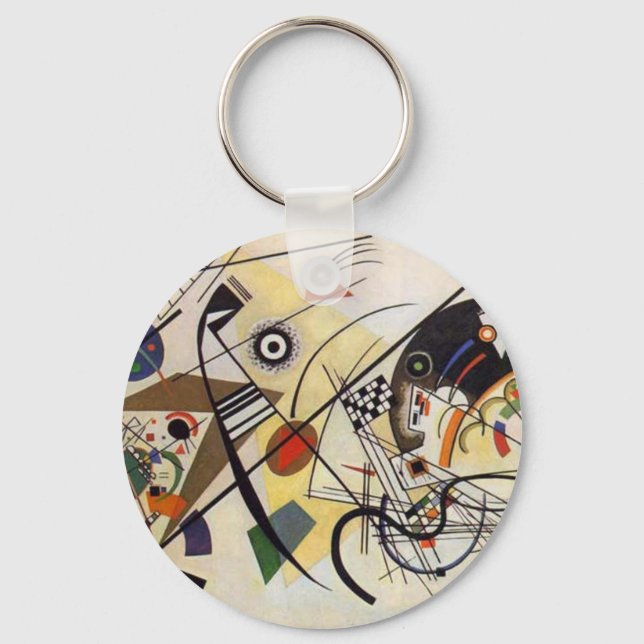 Transverse Line Keychain (Front)