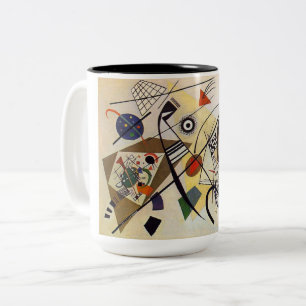 Transverse Lines Two-Tone Coffee Mug