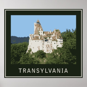 Transylvania Bran Castle Poster