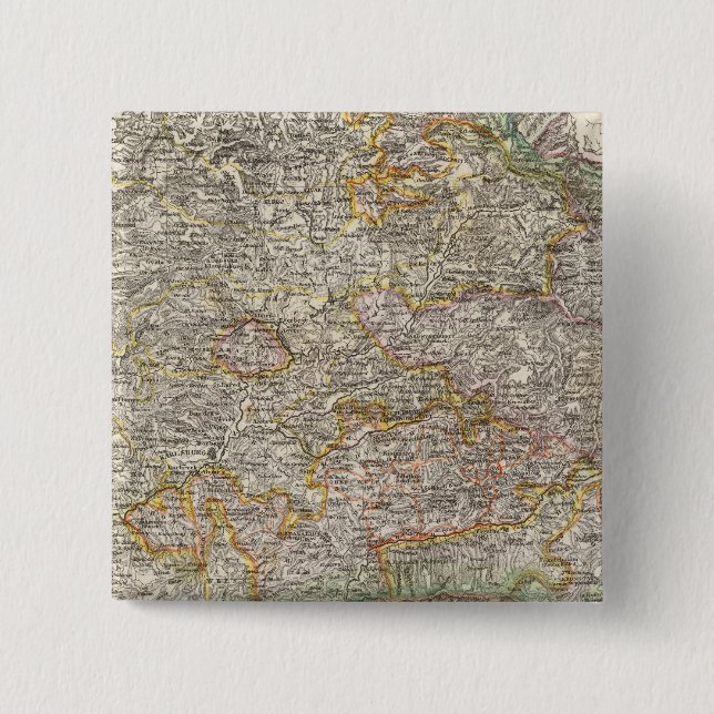 Transylvania, Romania 2 Inch Square Button (Front)