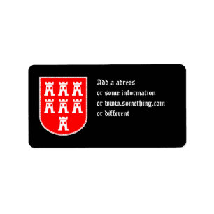 Transylvanian Saxons Crest Label