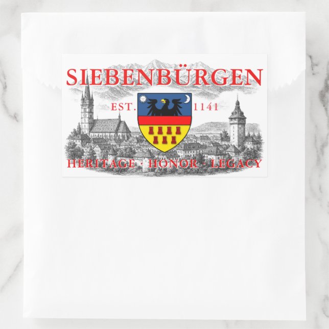 Transylvanian Saxons Crest Sticker (Bag)