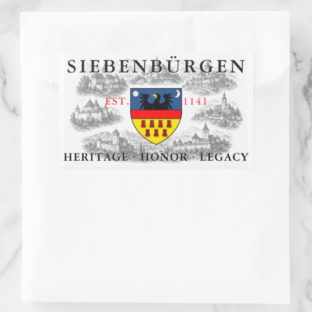 Transylvanian Saxons Crest Sticker (Bag)