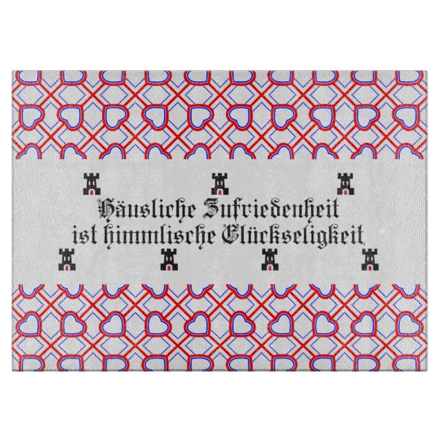 Transylvanian Saxons Quote Cutting Board (Front)