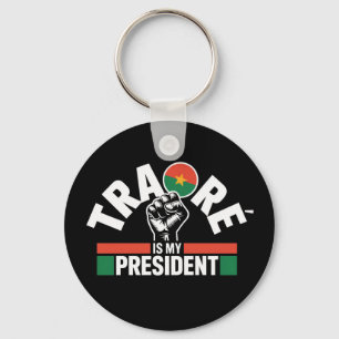 Traore Ibrahim Traoré is my President - Captain Keychain