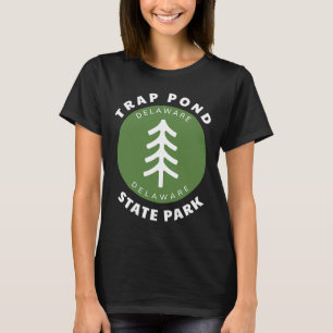 Trap Pond State Park Delaware DE Tree Badge vacati T-Shirt