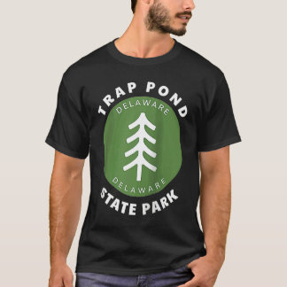 Trap Pond State Park Delaware DE Tree Badge vacati T-Shirt