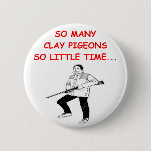 trap shooting 2 inch round button