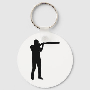 Trap shooting keychain