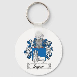 Trapani Family Crest Keychain