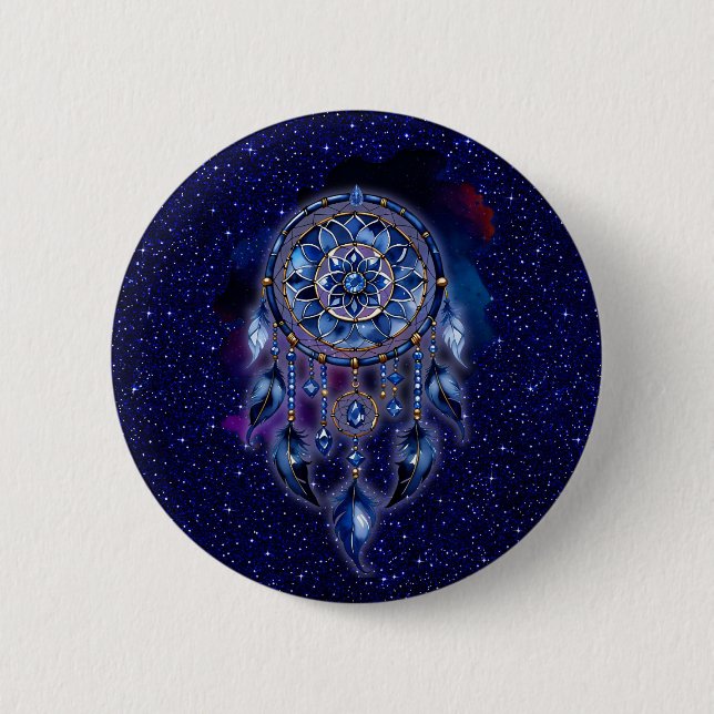 Trapasueños in a Starry Night 2 Inch Round Button (Front)