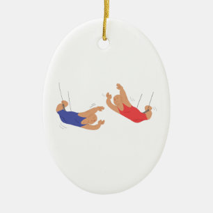 Trapexe Artists Ceramic Ornament