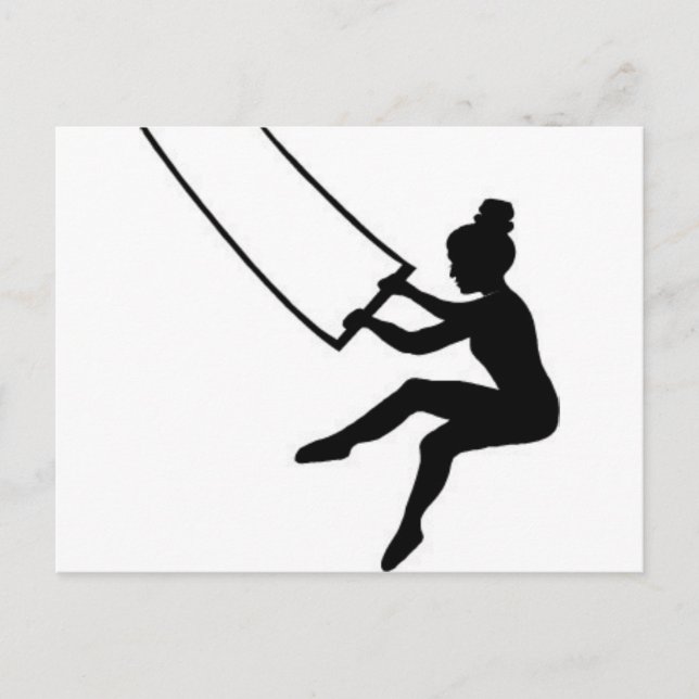 trapeze_artist postcard (Front)