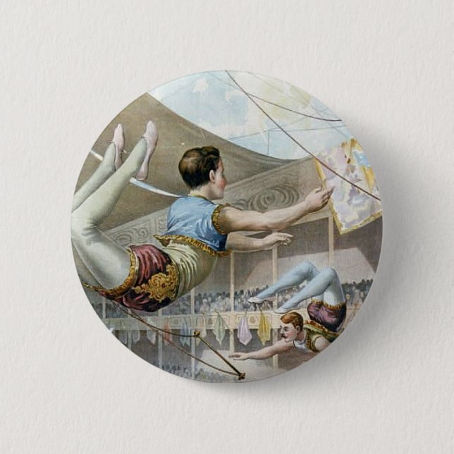 Trapeze Artists  2 Inch Round Button (Front)