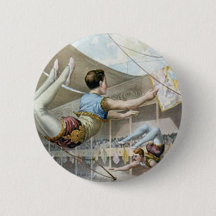 Trapeze Artists 2 Inch Round Button