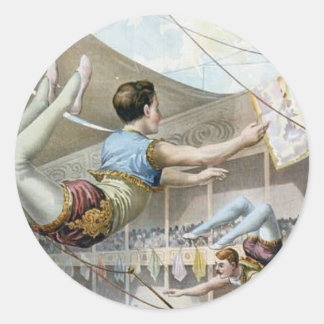 Trapeze Artists  Classic Round Sticker