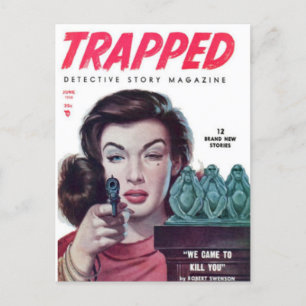 Trapped 1 postcard